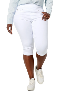 Belle by Kim Gravel Regular Luxe French Terry Capri Pants 