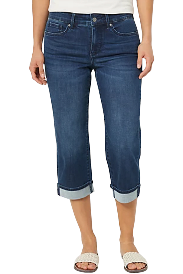 NYDJ Women's Marilyn Straight Jeans in Mesquite, Regular, Size: 00, Denim