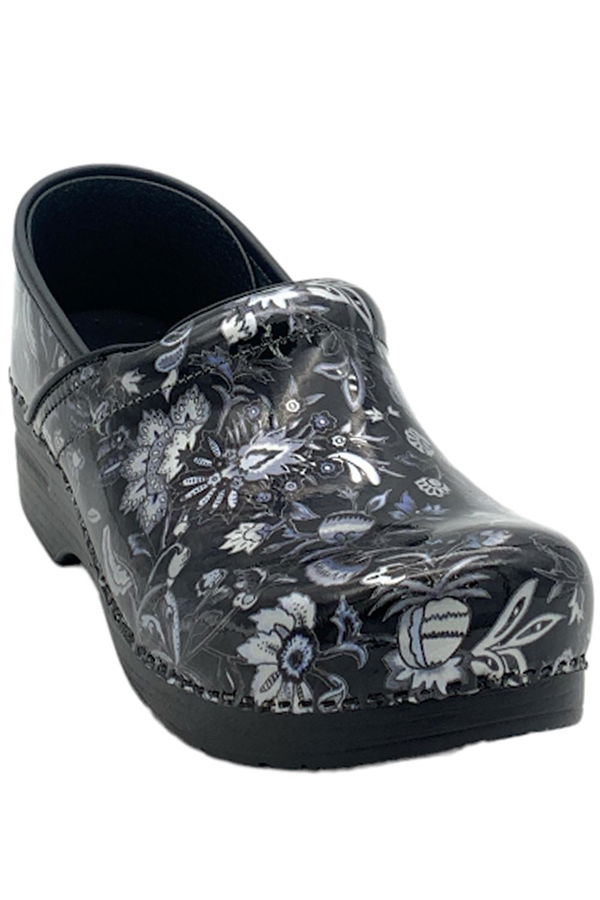 Dansko professional floral hot sale metallic patent