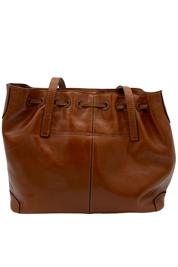 Patricia nash leather drawstring witney online tote