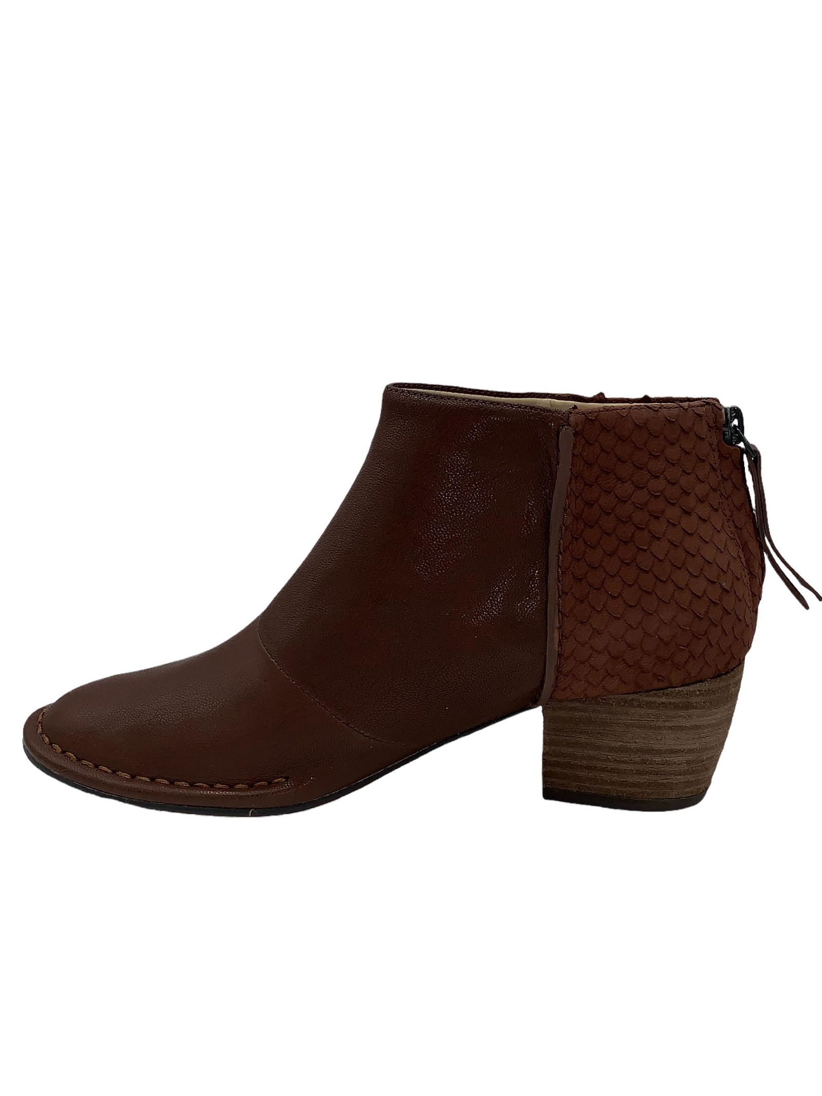 Clarks Leather Ankle Boots Spiced Ruby Tan Jender