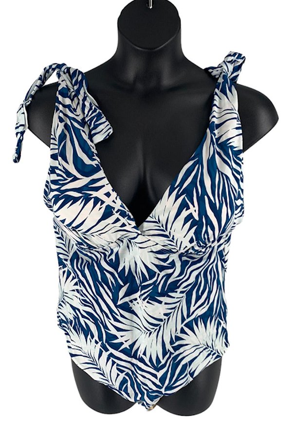 Kim Gravel x Swimsuits For All Tie Shoulder 1-Piece Suit 
