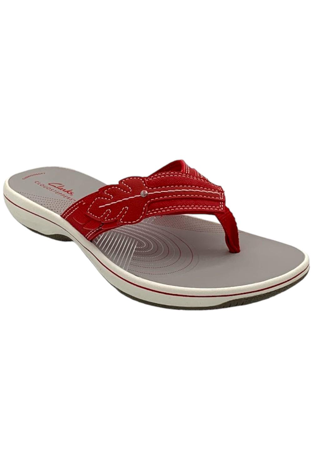 Clarks cloudsteppers womens shops red