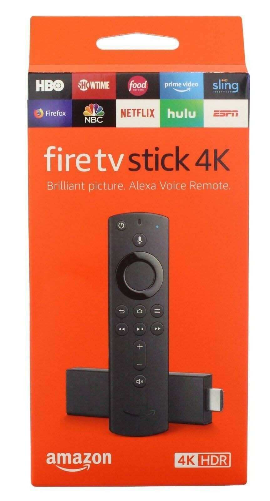 Fire TV Stick 4K with Alexa Voice Remote, Streaming Media