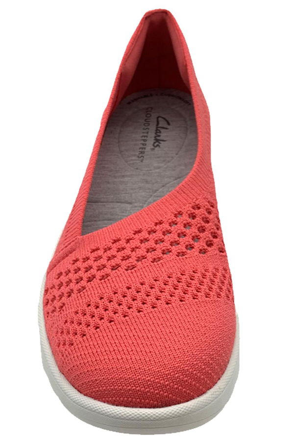 Clarks Cloudsteppers Washable Knit Slip-Ons Adella Moon Coral | Jender