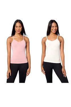 Shapermint Essentials All Day Every Day Scoop Neck Cami - Black