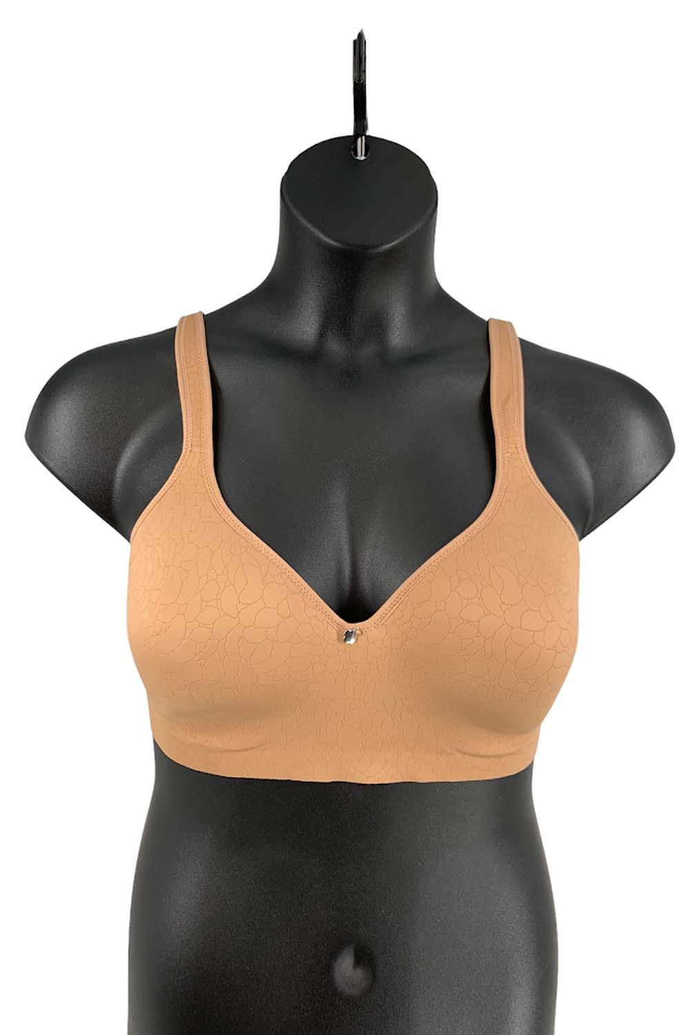 As Is Breezies Smoothing Seam Free Contour Wirefree Bra 