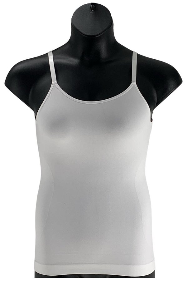 Shapermint Essentials Women's All Day-Scoop Neck Cami-Color White