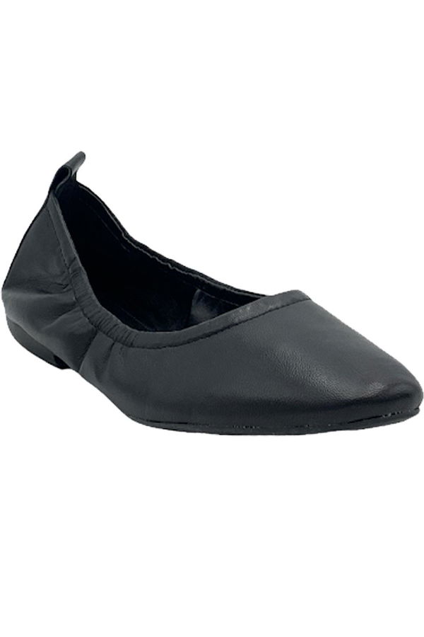 nine west greige ballet flat