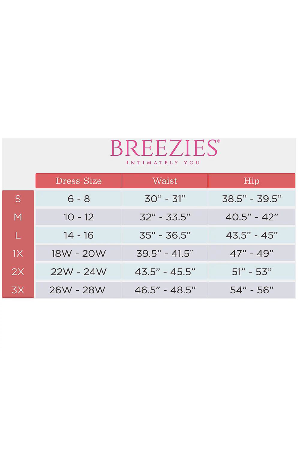 Breezies Infinite Stretch Hi-Cut Brief Basic - Set of 4