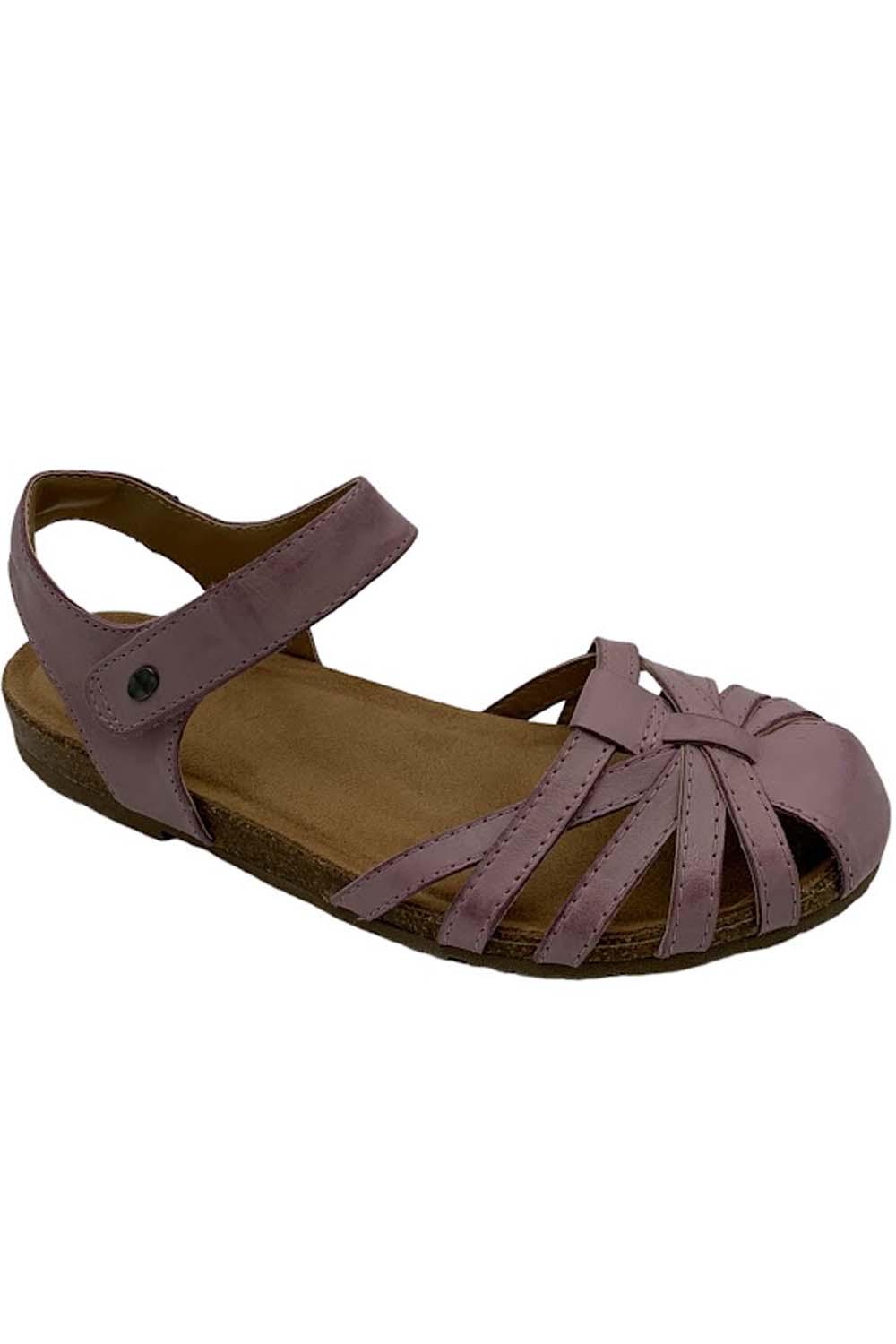 Earth Origins Leather Fisherman Sandals Lyndon Lana Mauve Jender