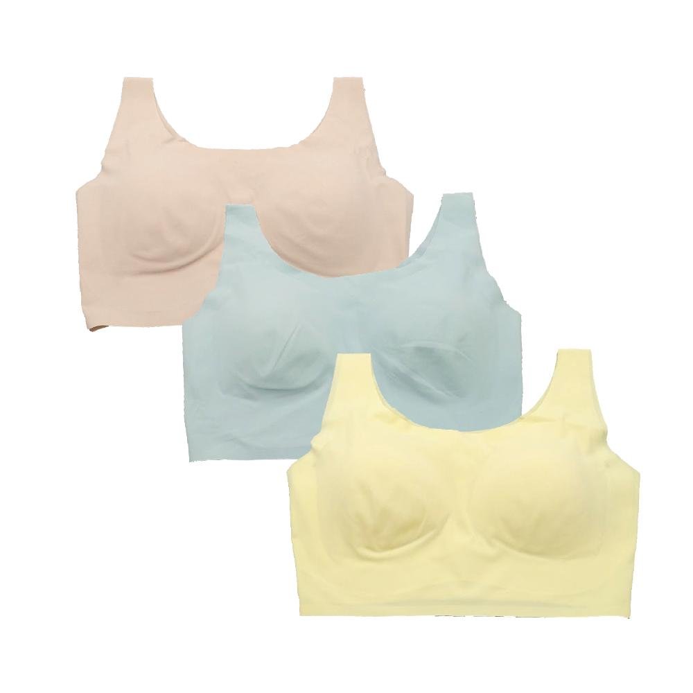 Rhonda Shear 3pack Invisible Body Bra with Removable Pads 