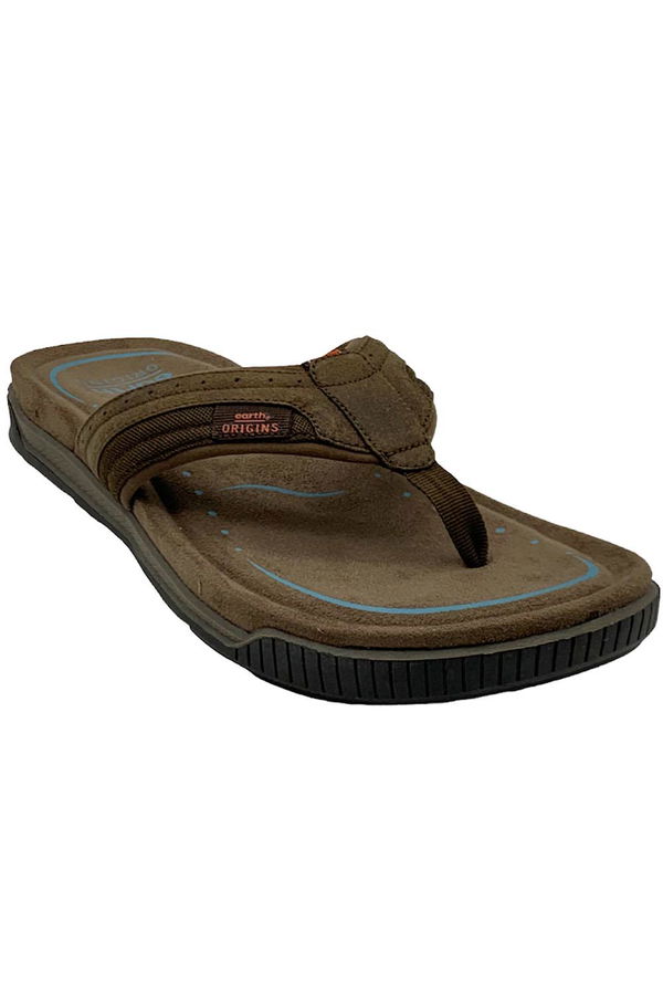 Earth Origins Men s Thong Sandals Santino Brown Jender