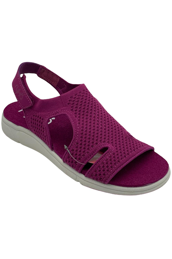 Ryka Stretch Knit Sport Sandals Micha Magenta Jender