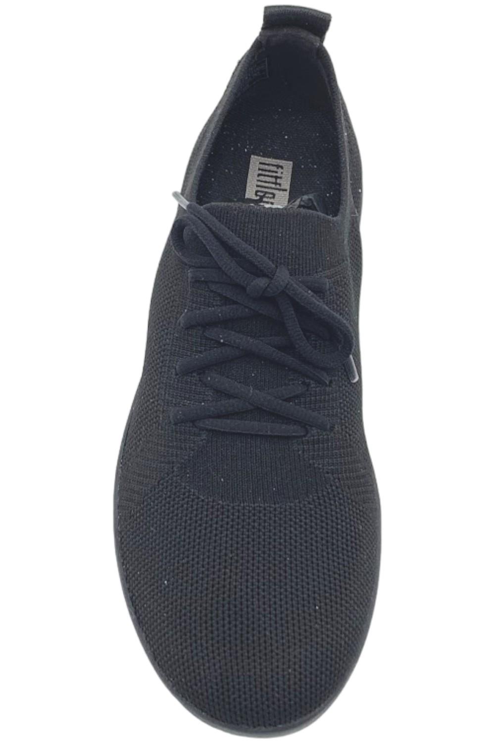 【fitflop】 (W) F-Sporty Uberknit Sneakers Black Women's FitFlop F-Sporty Uberknit Sneakers All Black Nylon