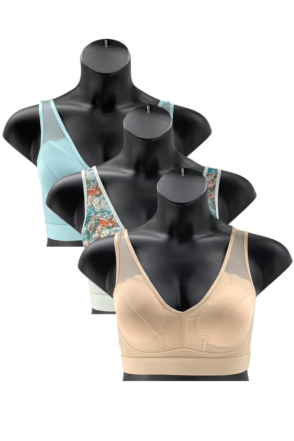 Breezies Full Coverage Molded Cup Two Toned Bra 