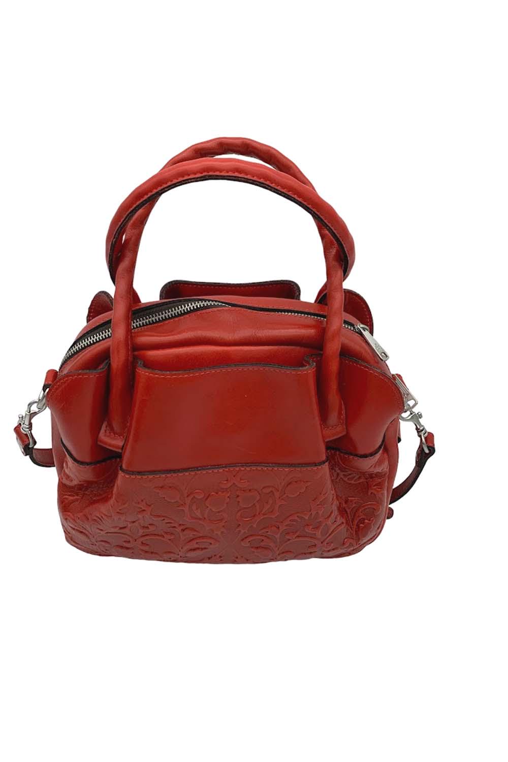 Patricia Nash Ashford top Satchel Papaya color - NWT