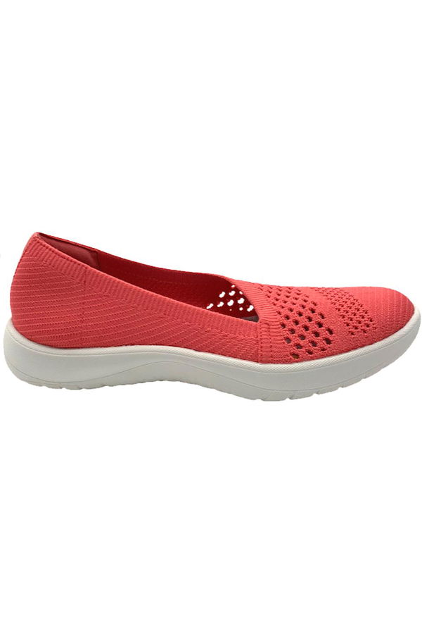 Clarks Cloudsteppers Washable Knit Slip-Ons Adella Moon Coral | Jender