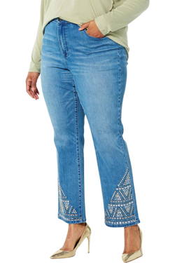 DG2 By Diane Gilman Straight Leg Jean