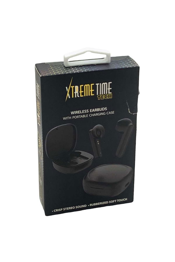 Xtreme Time Wireless Rubberized Earbuds Jender