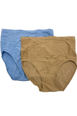 Breezies Seamless Rib Full High Cut Panties - 3 Pack, BASIC, SIZE 1X