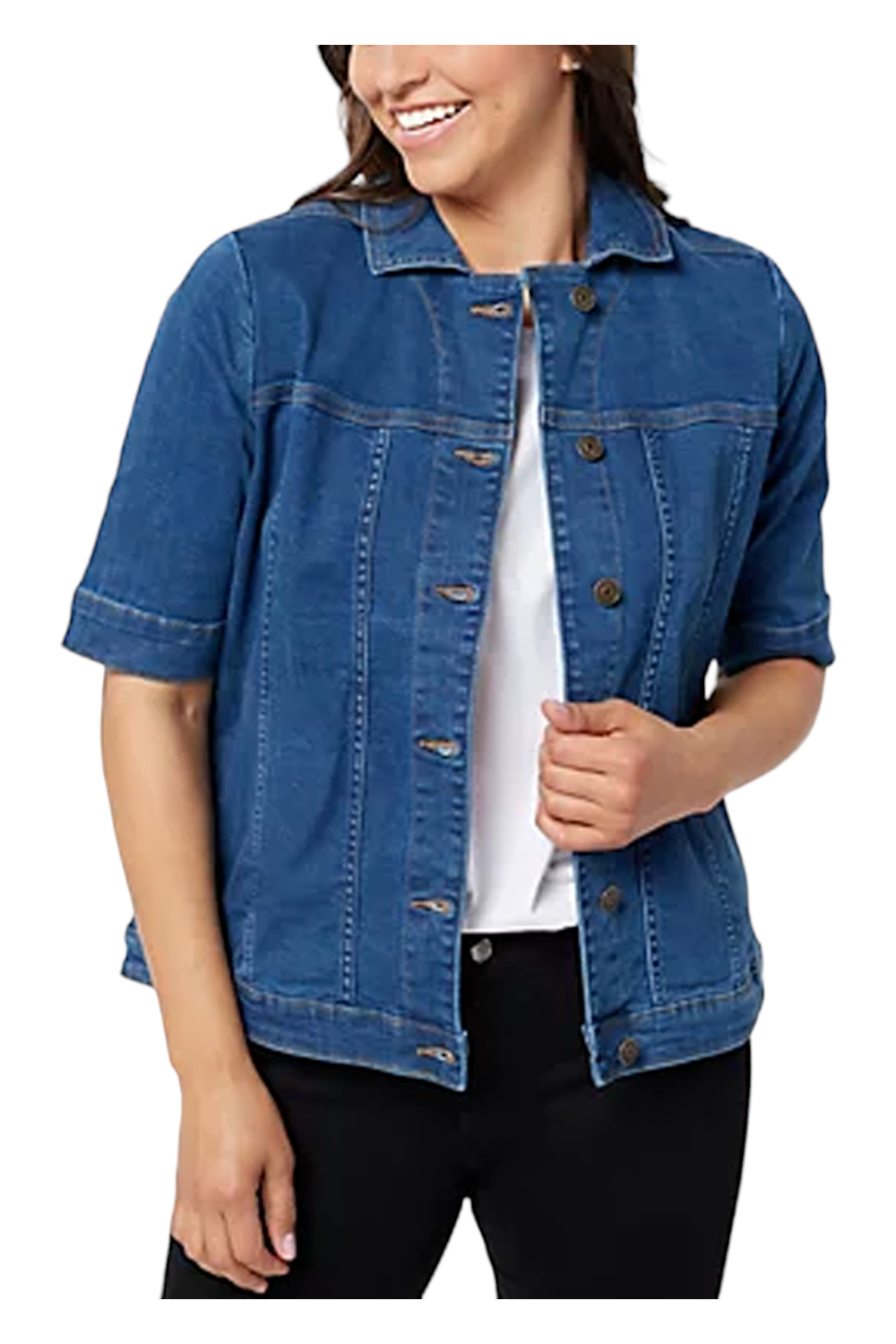 Open Elbow Jacket (COPCH36202-WSHED-BLUE)