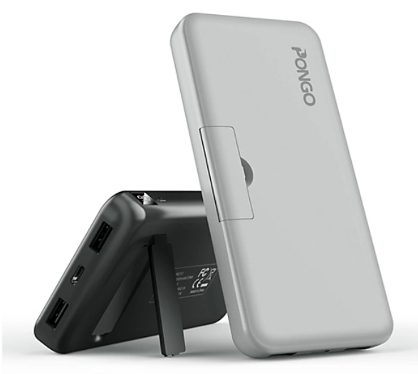 Pongo 10,000mAH Powerbanks w/ 3-in-1 Cable for Smartphone Pongo PBQ10 - Bild 1 von 5