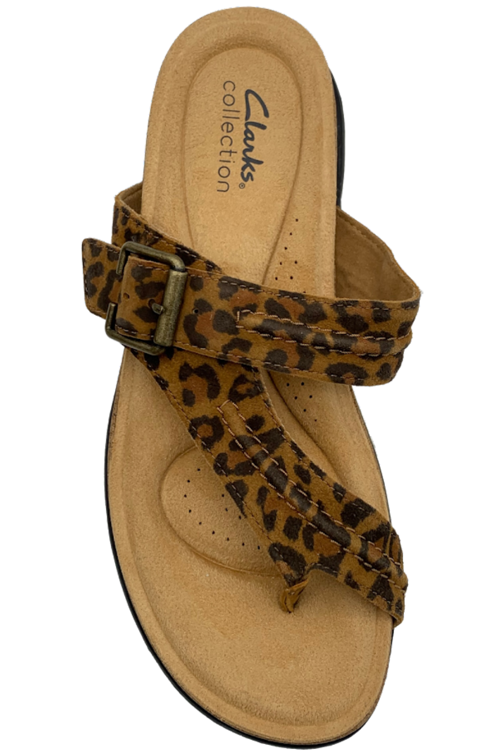 Clarks leopard shops sandals