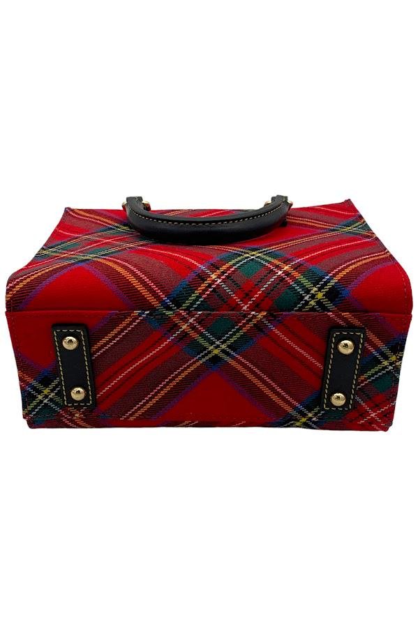 Luxury Plaid Pattern Handbag Colorblock Tote Bag For Women - Temu