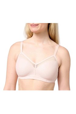 Breezies Modern Micro Unlined Underwire Support Bra Buff
