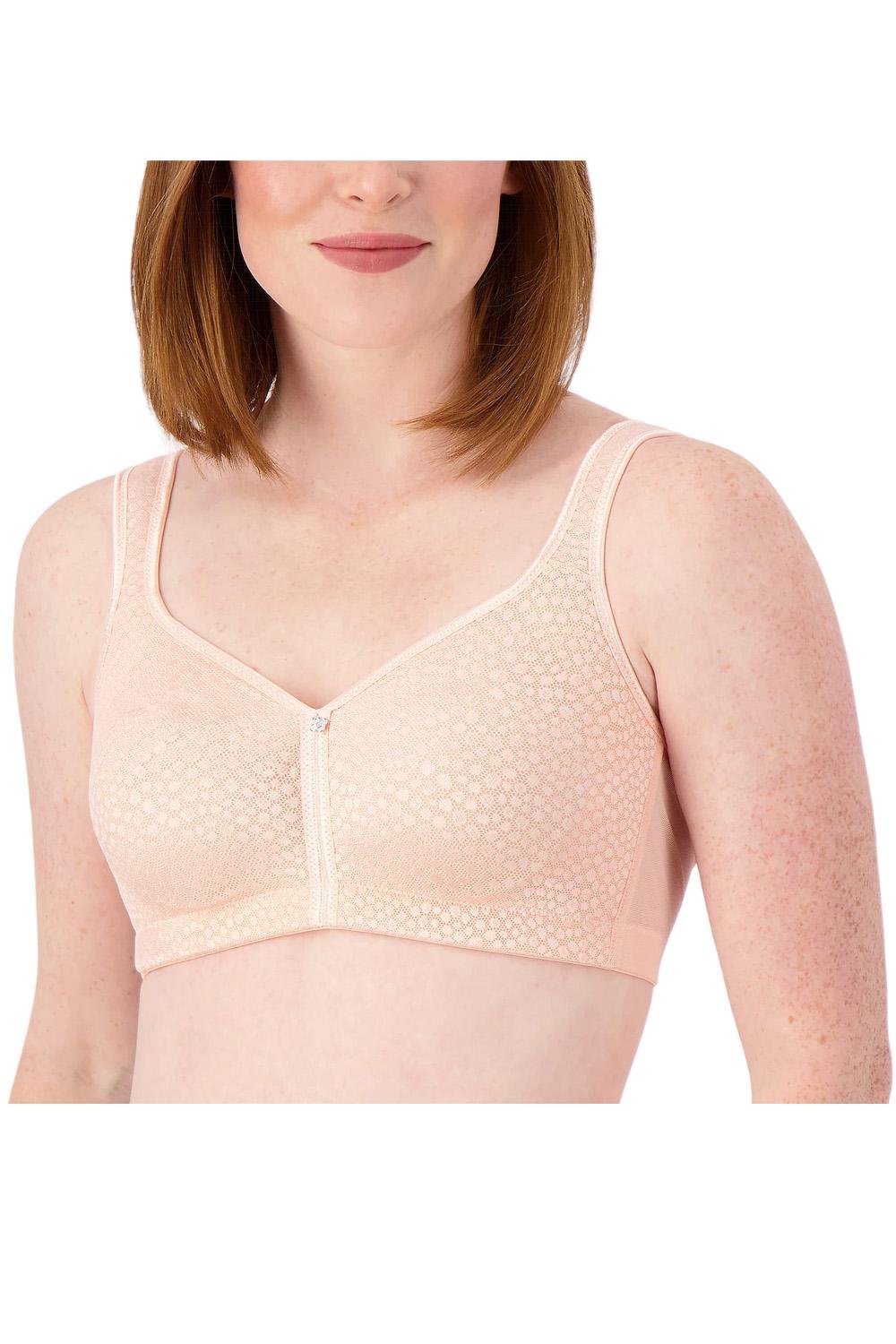 Breezies Diamond Shimmer Unlined Support Bra 