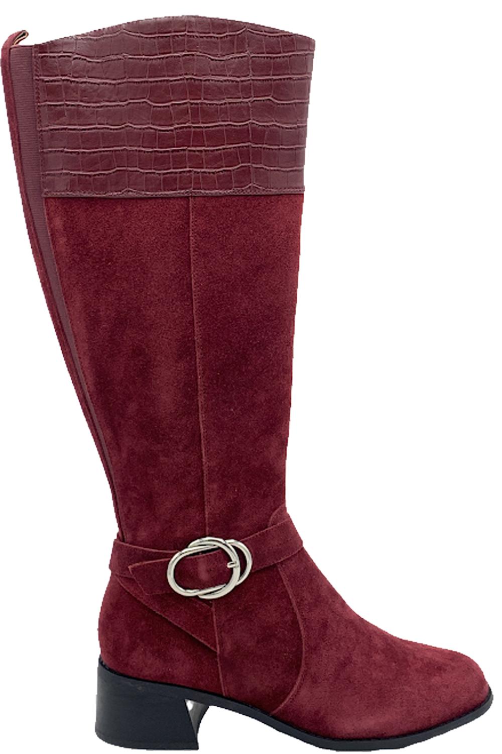 Marc fisher sale burgundy boots