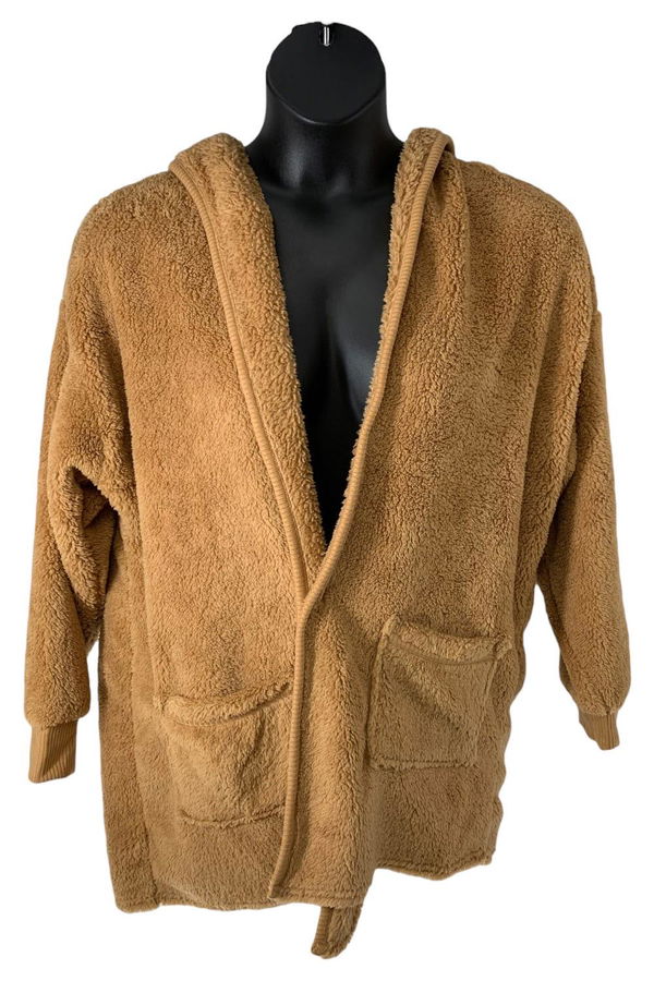 Tan hotsell shaggy cardigan