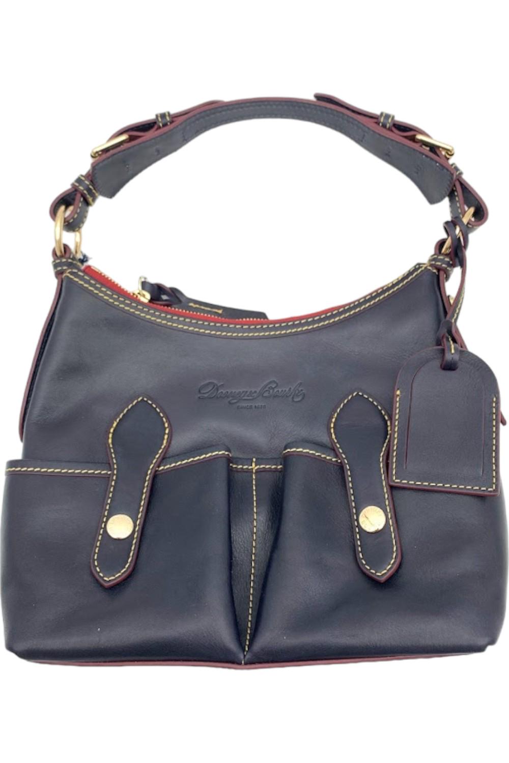 DOONEY & shops BOURKE Large Chestnut Brown Florentine Vachetta Leather LUCY Hobo