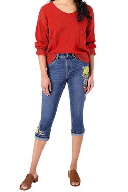 Laurie Felt  Capri Jeans