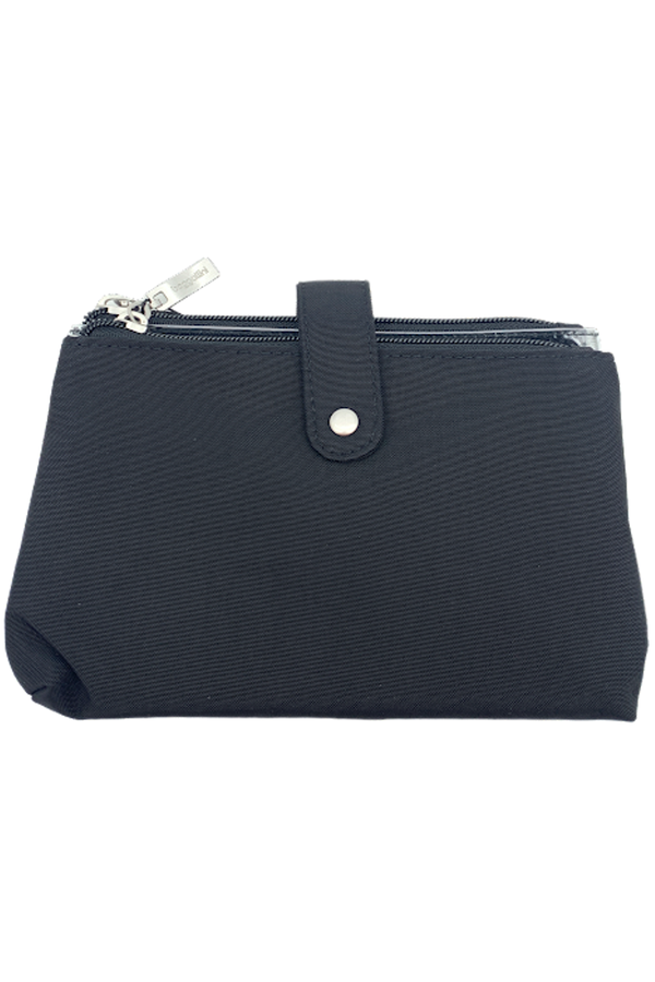 baggallini dual compartment cosmetic case