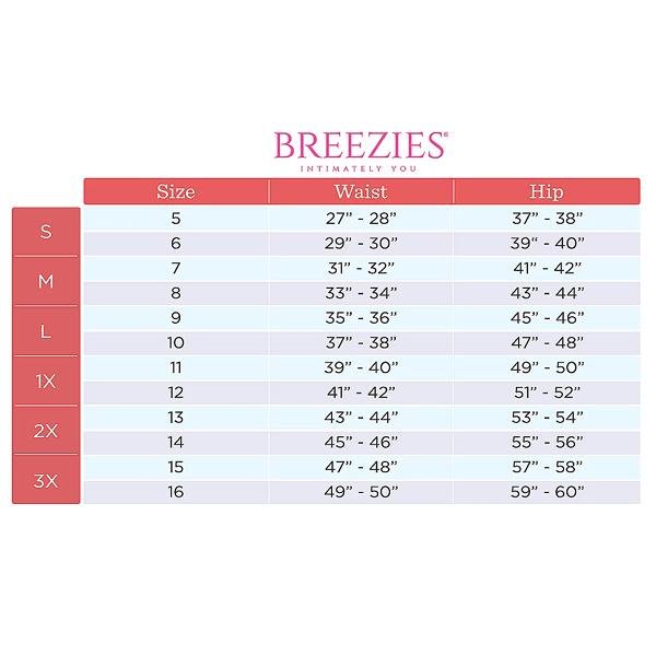 Breezies 3-pack Soft Support Lace Hi-Cut Panties Basic