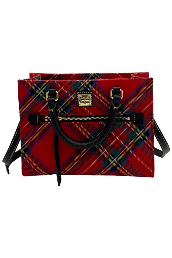 Red and Black Buffalo Plaid Satchel - Stylish Crossbody Bag