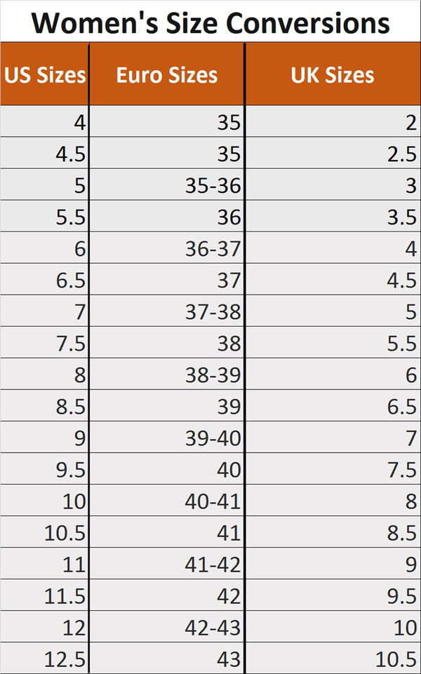 Aerosoles 2025 size chart