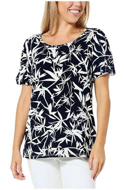 Nina Leonard  Short Sleeves