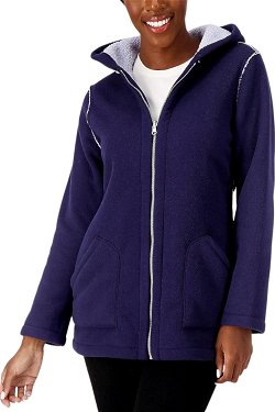 Koolaburra by UGG Bonded Fleece Jacket with Cinch Waist