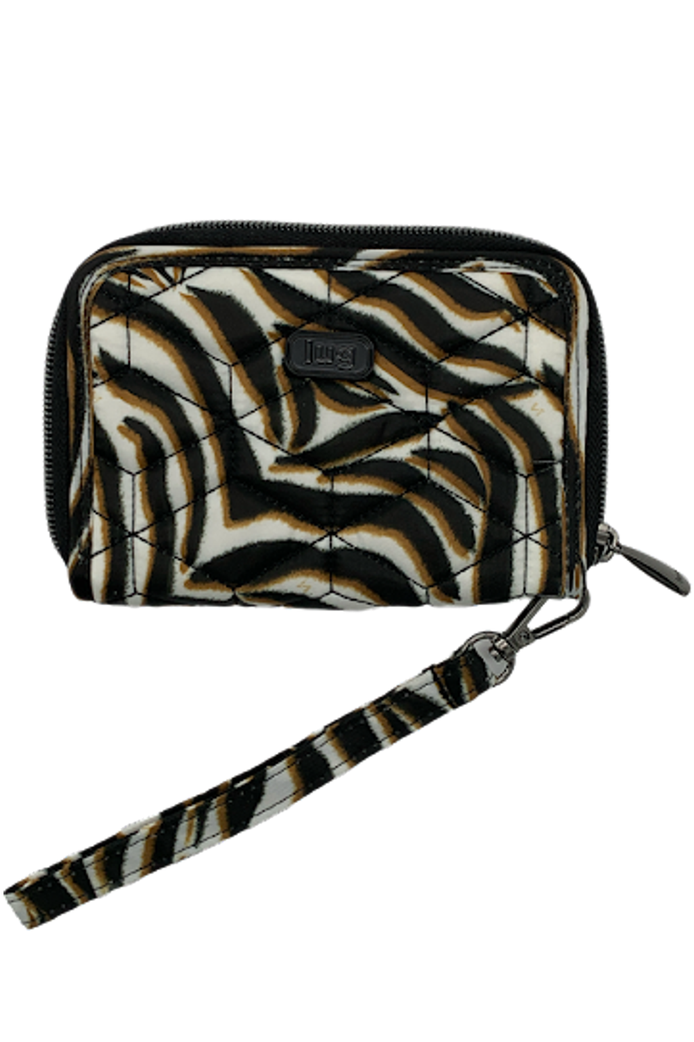 Lug RFID Quilted Wristlet Wallet Rodeo 2 Zebra Sand