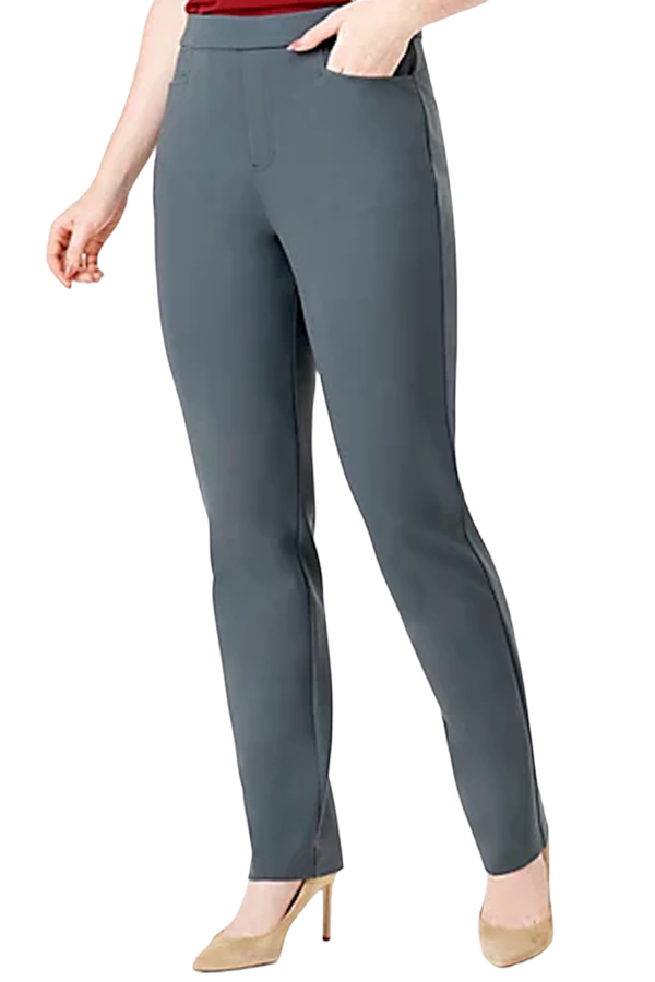 Ponte Knit Slim Leg Pant