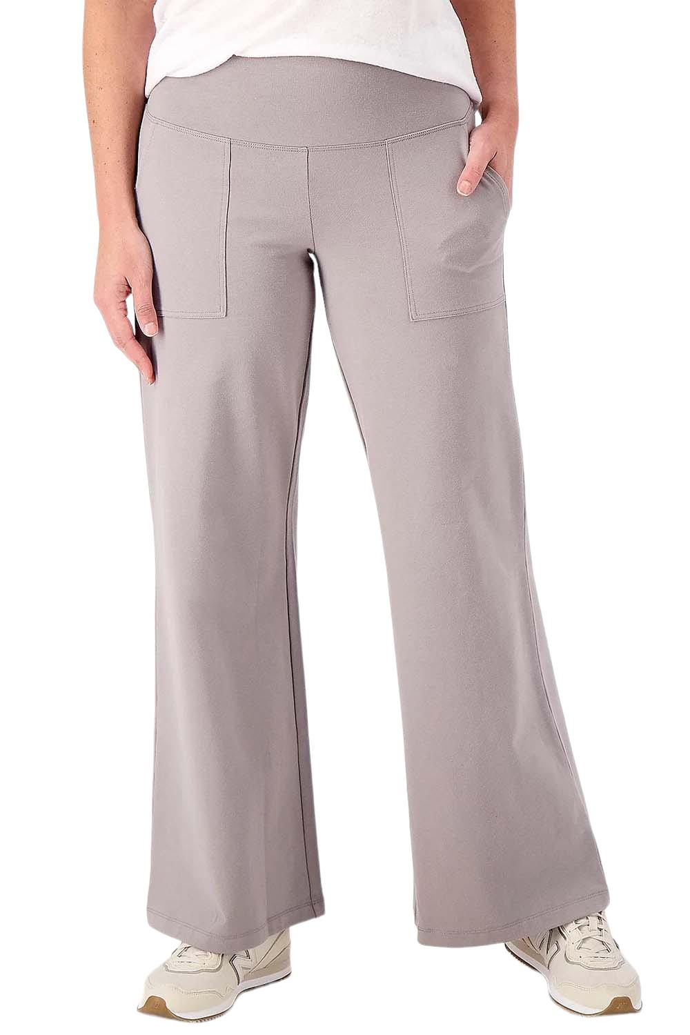 Women with Control Tummy Control Wide Leg Pants Dove