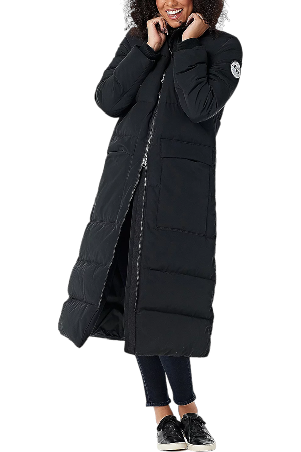 Arctic expedition quilted down best sale coat with removable hood