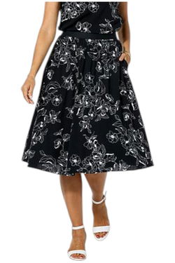 DG2 By Diane Gilman Midi Skirt