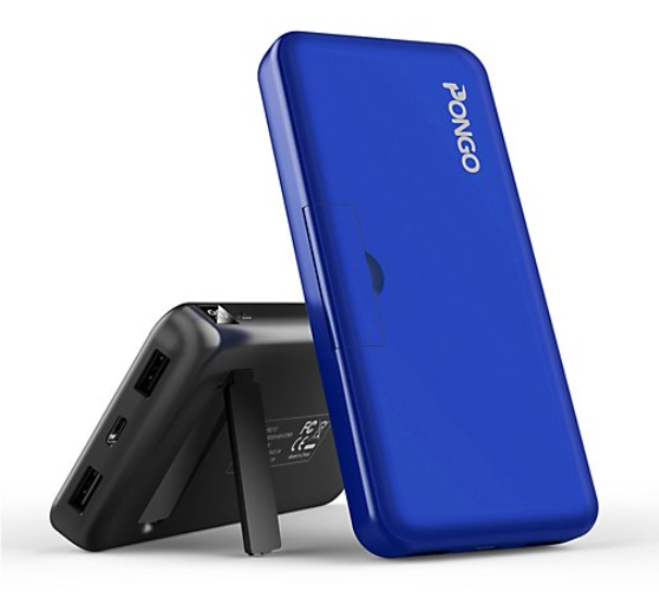Pongo 10,000mAH Powerbanks w/ 3-in-1 Cable for Smartphone Pongo PBQ10 - Bild 2 von 5