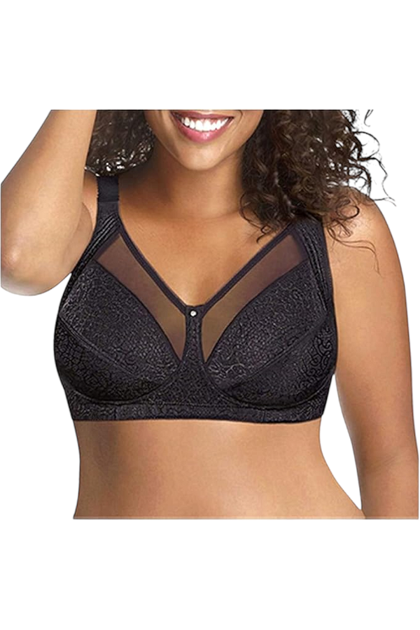 Hanes JUST MY SIZE Comfort Shaping Wire-Free Bra Black