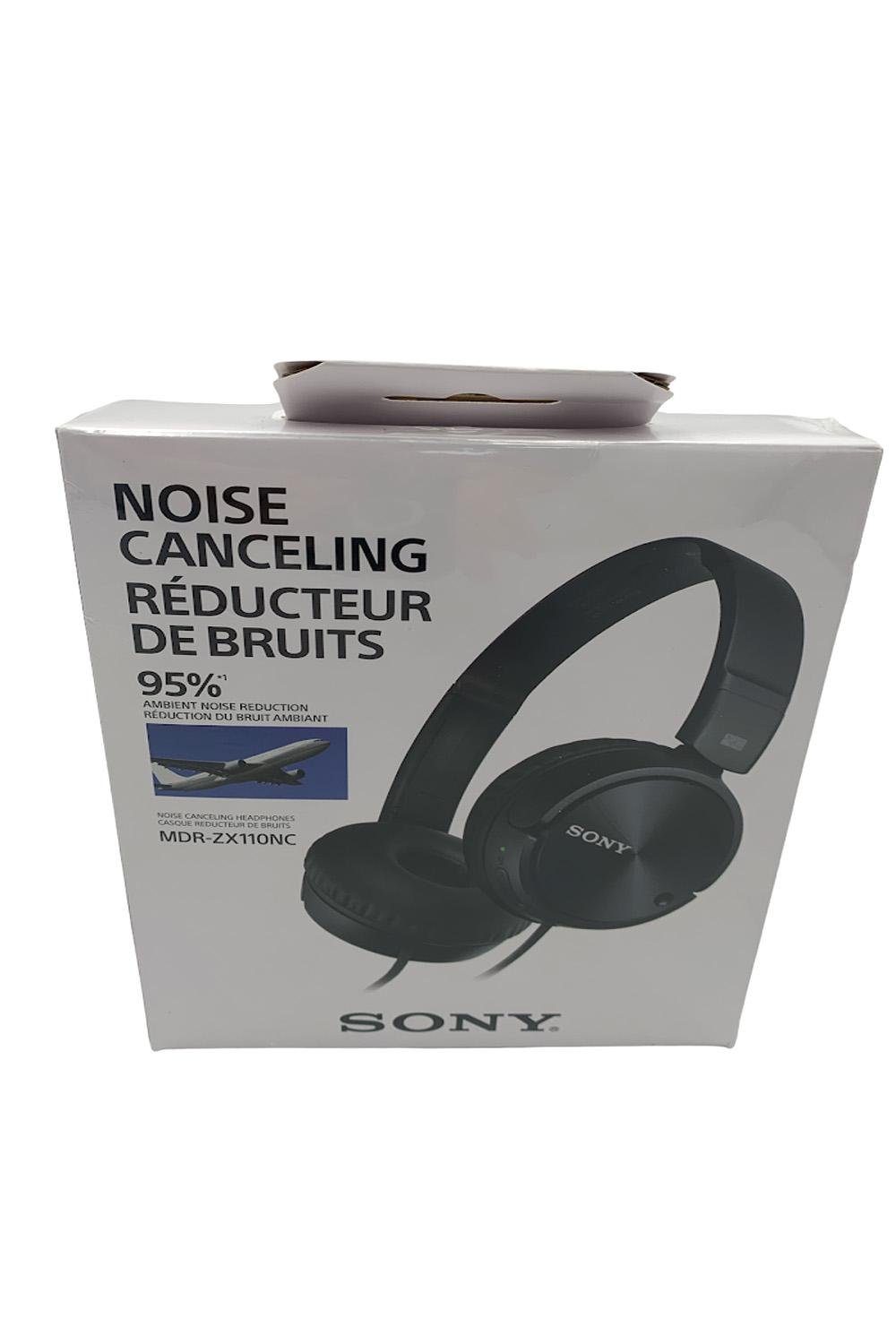 Sony Noise Canceling Headphones Black MDRZX110NC