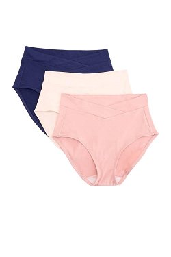 AnyBody 3-Pack Intimates Bonded Brief Panty Fashion